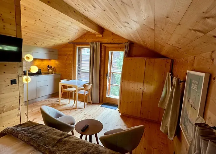 شاليه Les Mazots Du Hameau - Charme Alpin Avec Cuisine Equipee