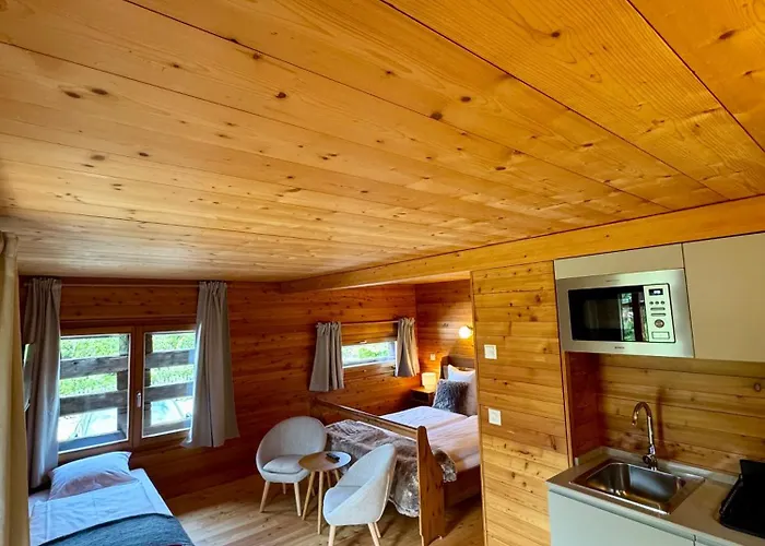 شاليه Les Mazots Du Hameau - Charme Alpin Avec Cuisine Equipee *